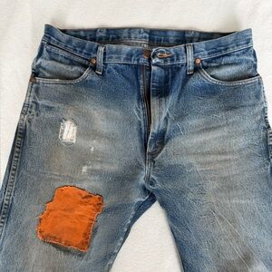 Artist collab Wrangler jeans 34/36 100% cotton